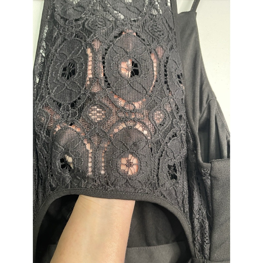 Lace Back Cut-Out Halter Built-In Padded Bra Side-Zip XL Party Evening NWT - Picture 10 of 14